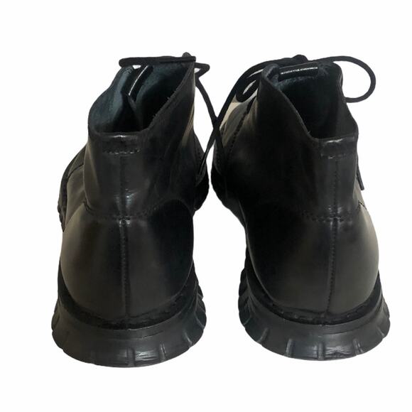 Cole Haan Mens Zerogrand Stitchout Chukka boots Black Style C 27045 - Picture 8 of 12